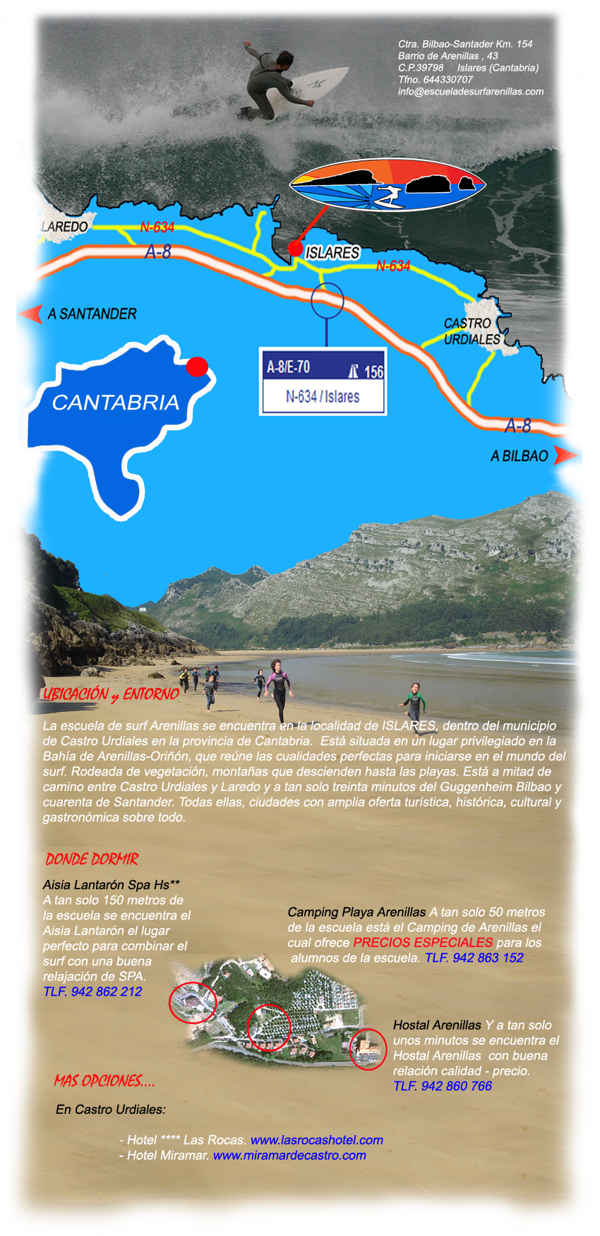 Escuela de Surf en Islares