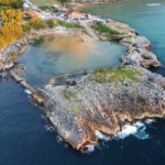 Vista aérea del puerto de Arenillas en Islares